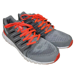 Reebok Shoes Womens Size 8.5 Gray Red Free Foam Running Sneakers Athletic Gym